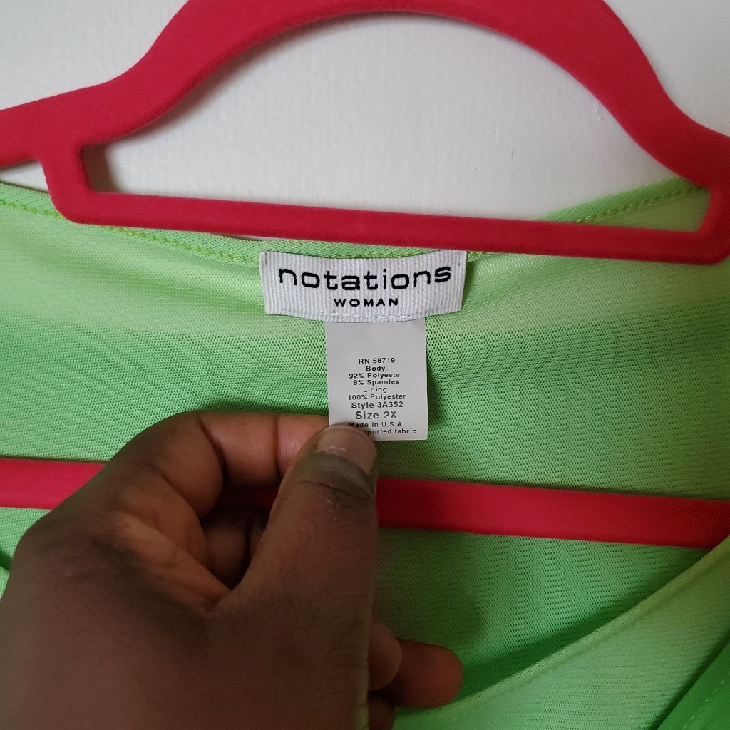 Notations Stretch Blouse